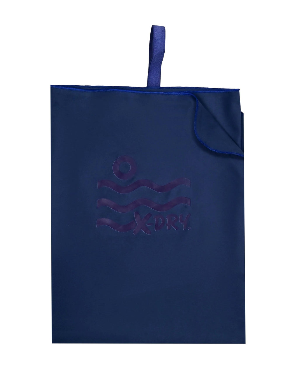 Navy blue microfiber beach towel sand-free quick-dry 160x80cm