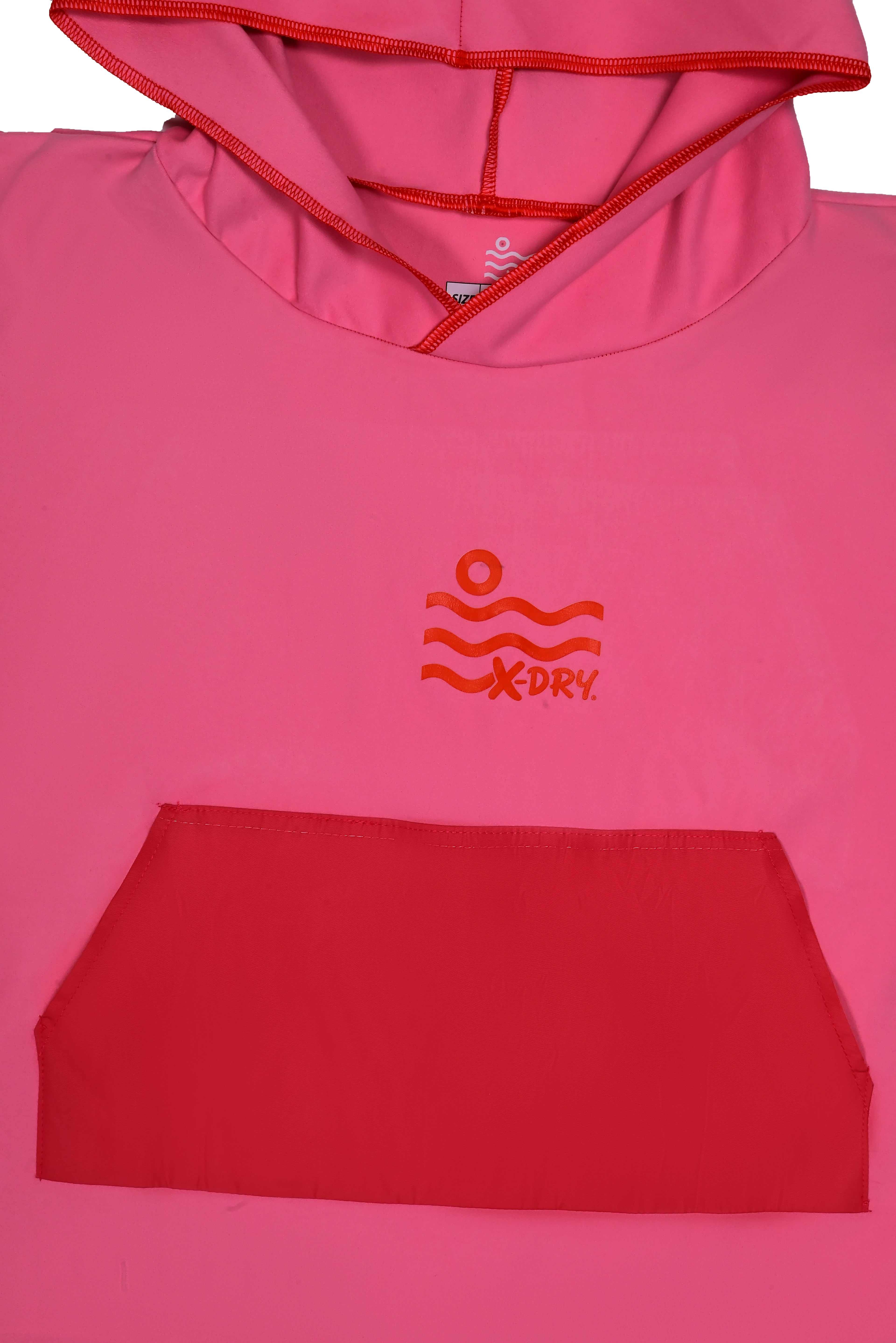 Microfiber Kangaroo Ponchos - Pink