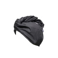 Grey microfiber hair towel quick-dry ultra-absorbent