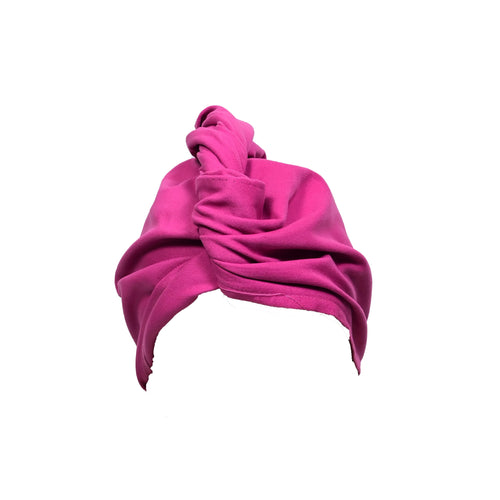 Hot pink microfiber hair towel quick-dry ultra-absorbent