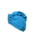 Blue microfiber hair towel quick-dry ultra-absorbent