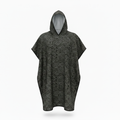 Black Topographic Poncho High Res