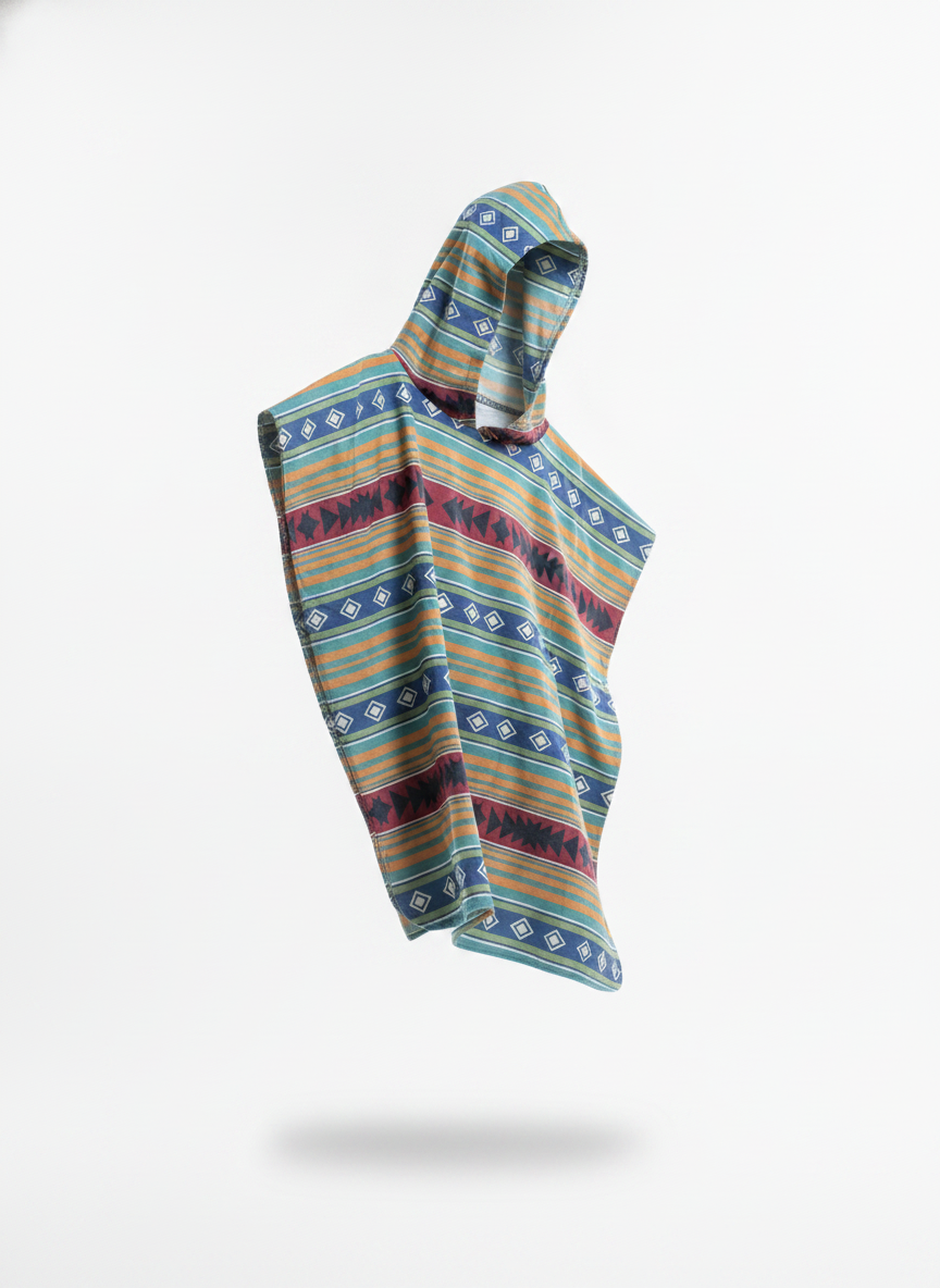 Boho Microfiber Poncho