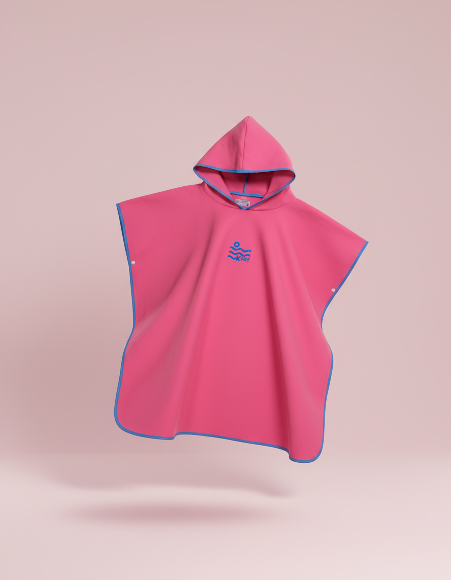 Microfiber Poncho - Pink