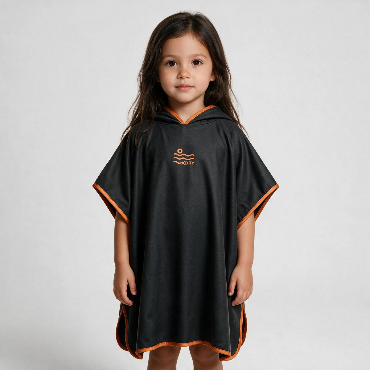 Microfiber Poncho - Black
