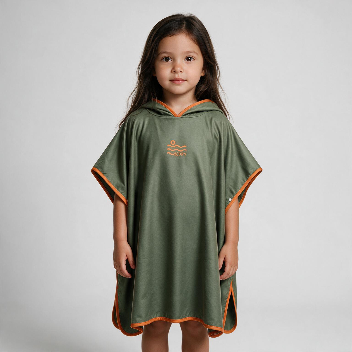 Microfiber Poncho - Khaki