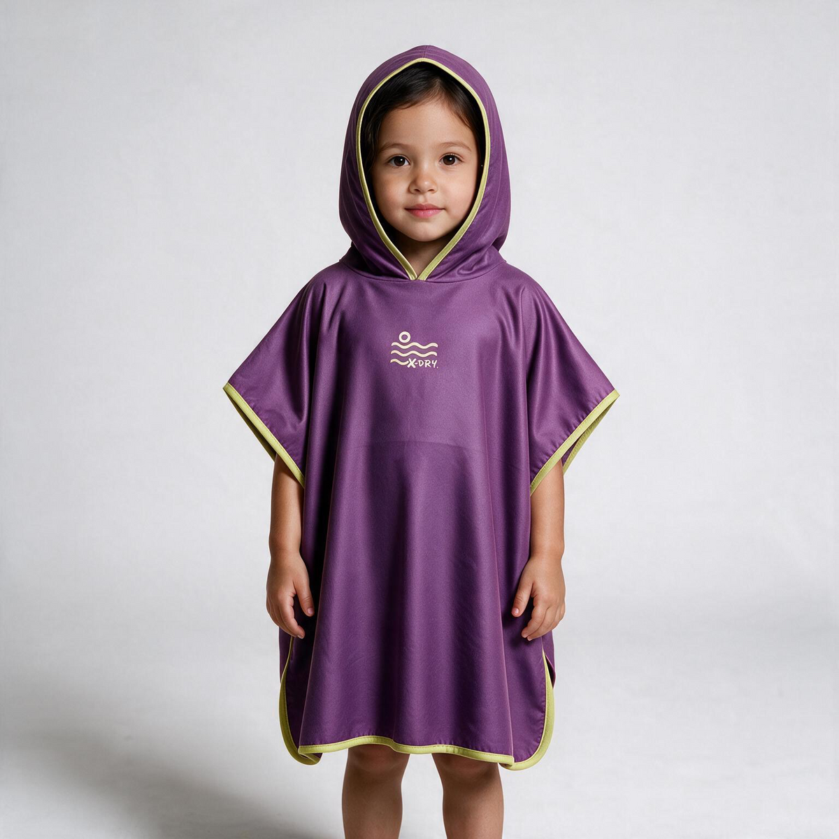 Microfiber Poncho - Hot Pink