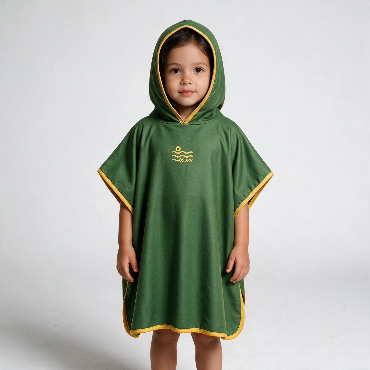 Microfiber Poncho - Green