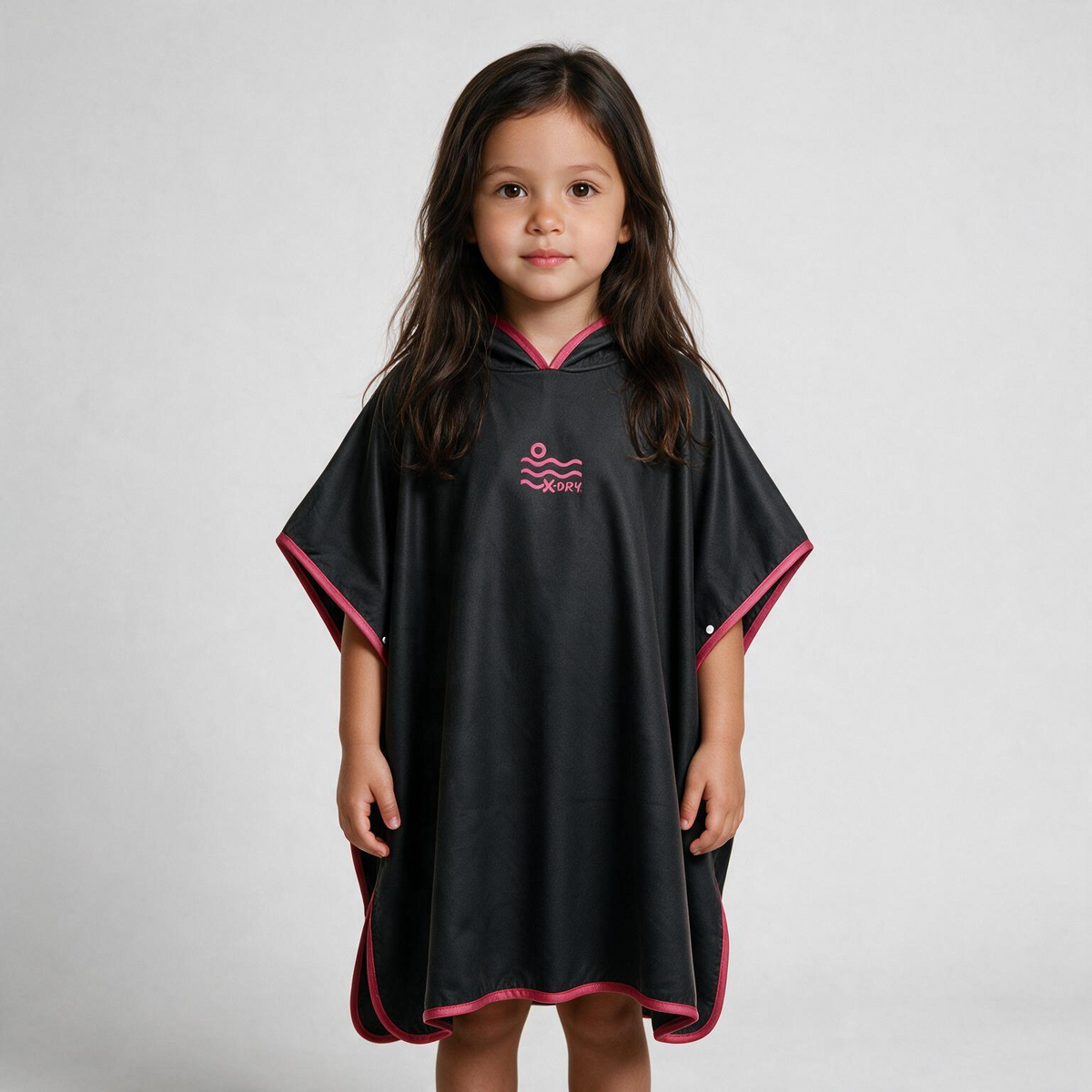 Microfiber Poncho - Black