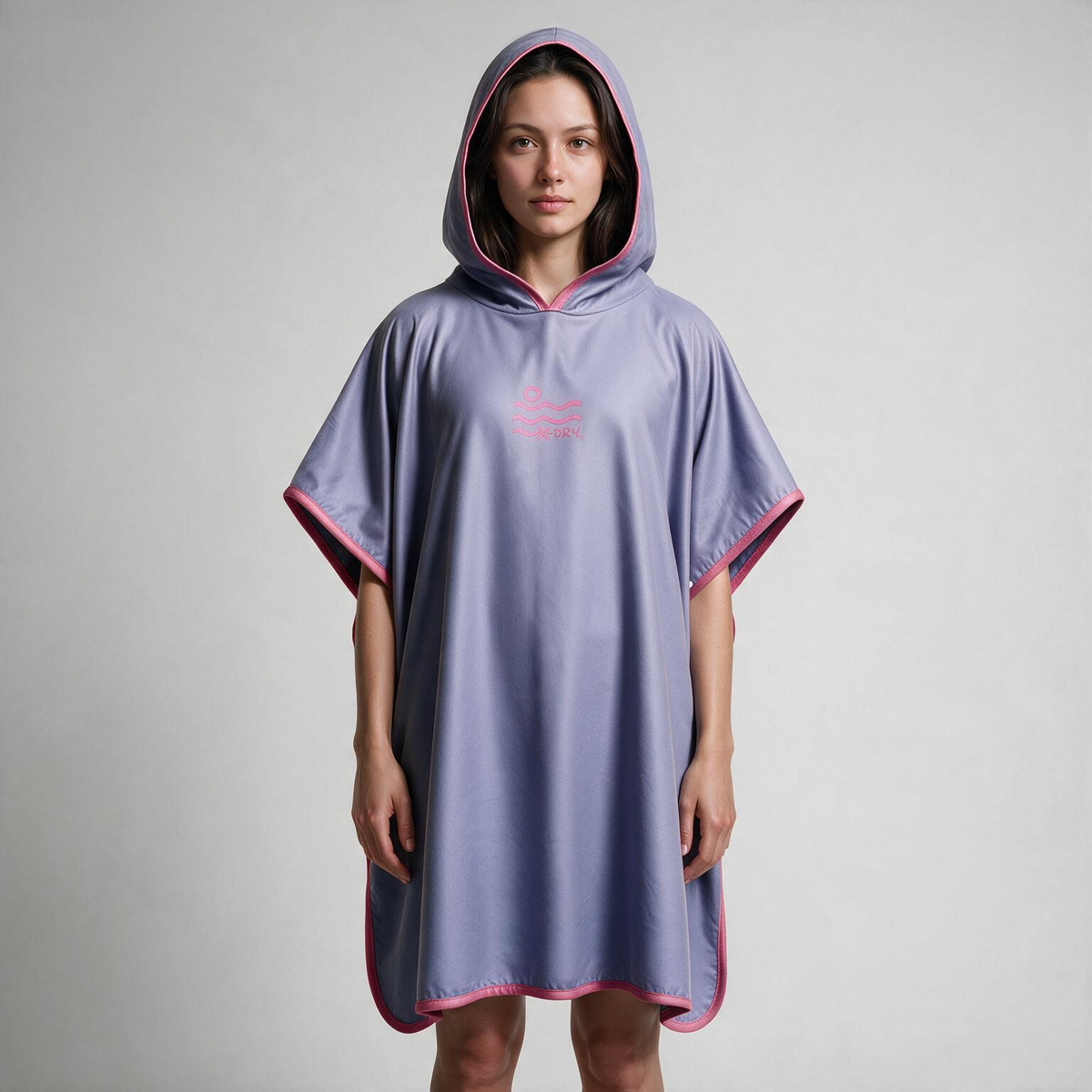 Microfiber Poncho - Light Purple