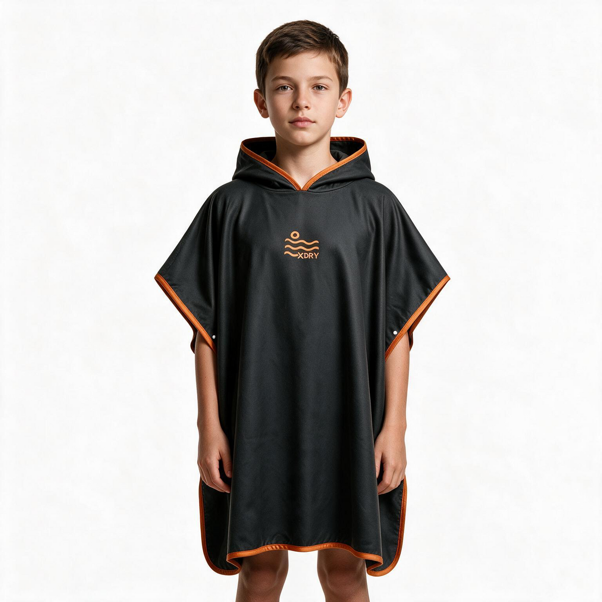 Microfiber Poncho - Black