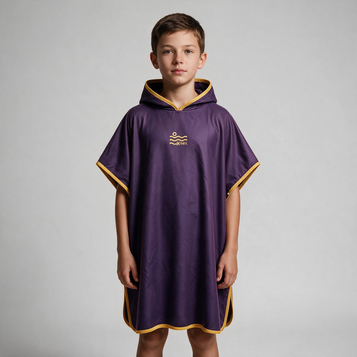 Microfiber Poncho - Dusty Plum