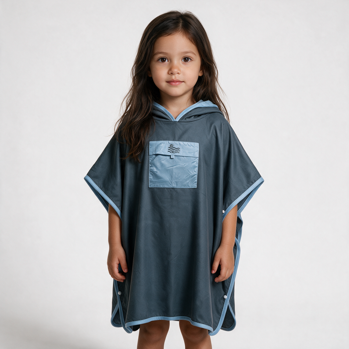 Microfiber Pocket Ponchos - Navy Blue