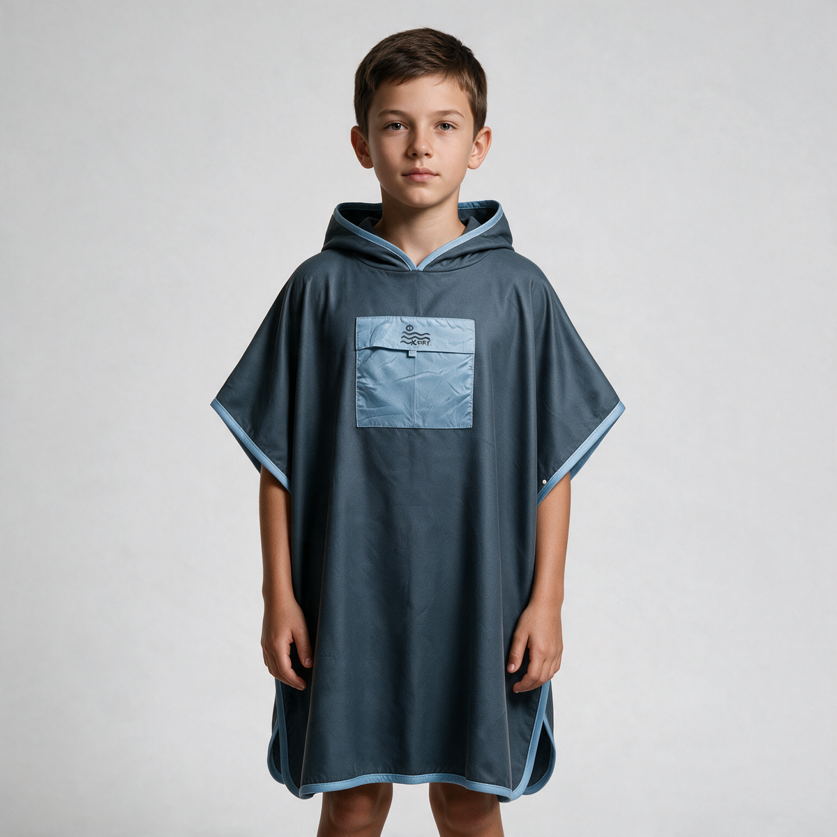 Microfiber Pocket Ponchos - Navy Blue