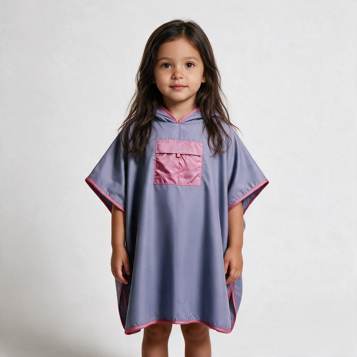 Microfiber Pocket Poncho - Light Purple