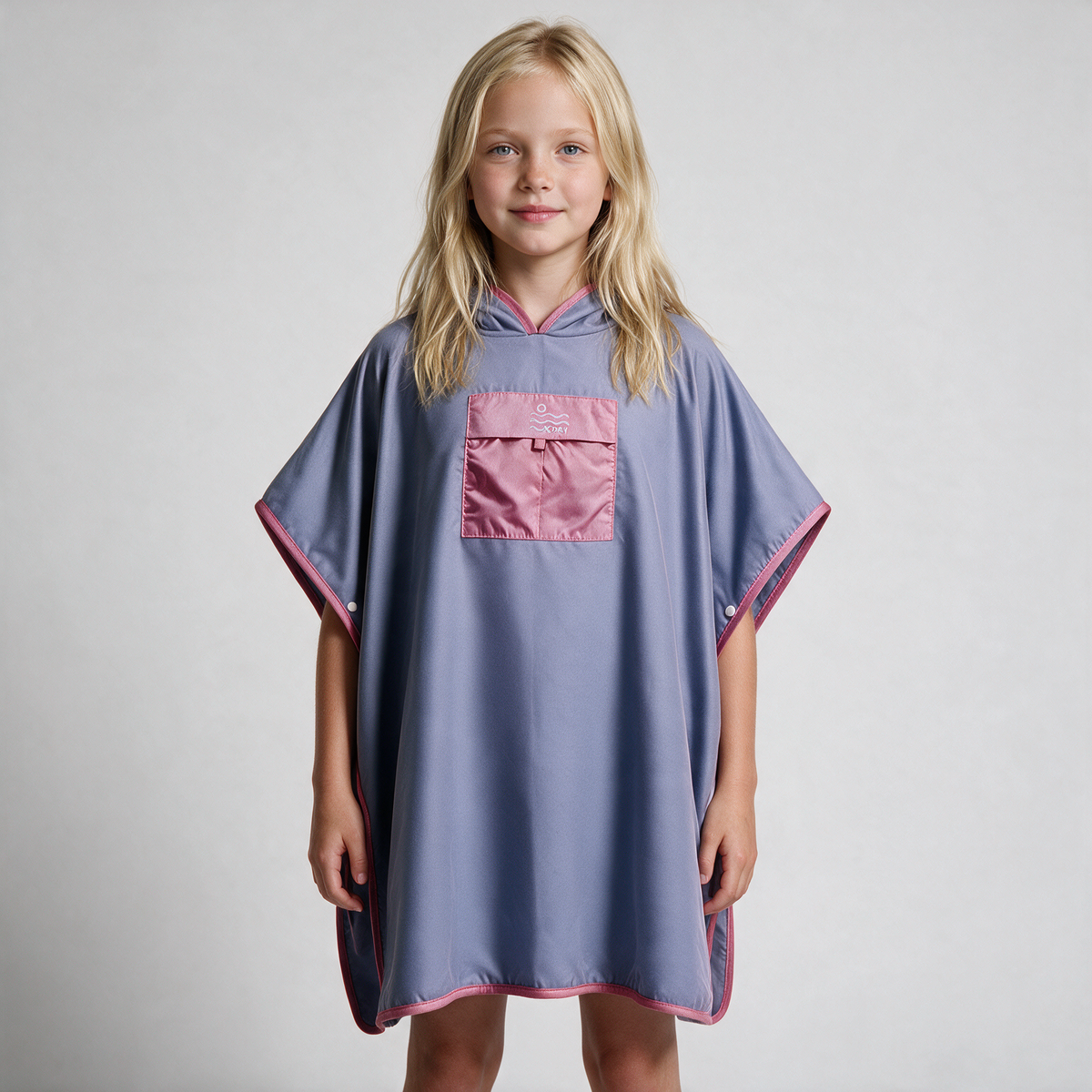 Microfiber Pocket Poncho - Light Purple