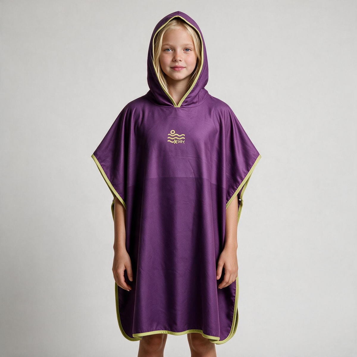 Microfiber Poncho - Hot Pink