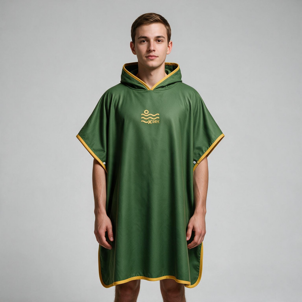 Microfiber Poncho - Green