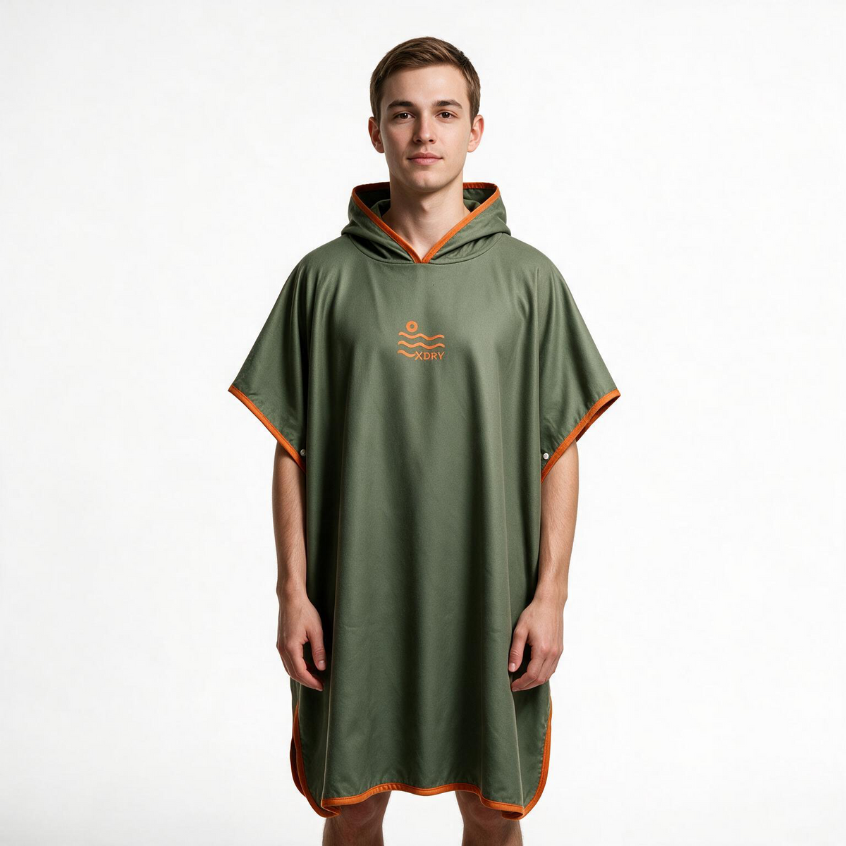 Microfiber Poncho - Khaki