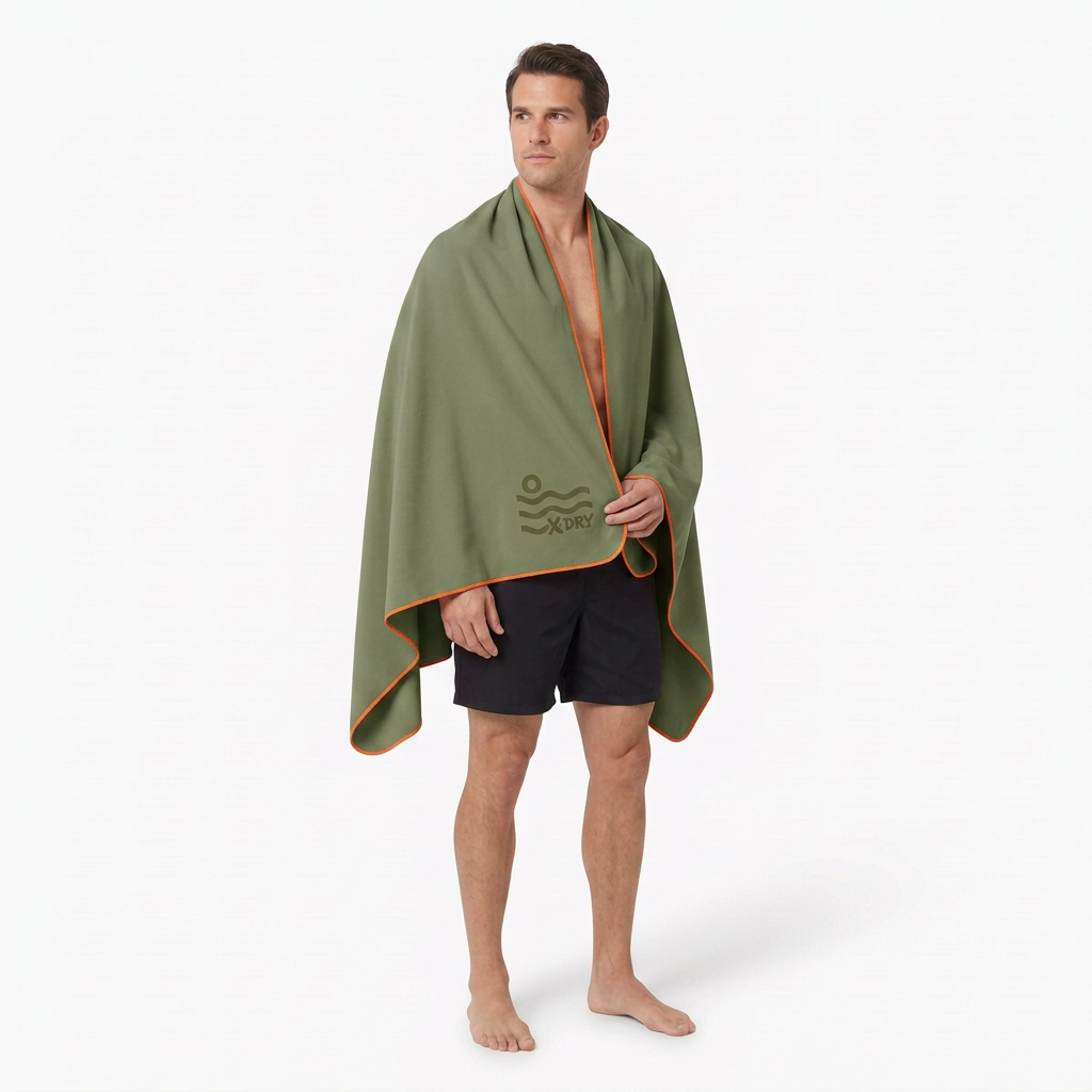 Microfiber Towel  - Khaki