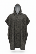 X-DRY Topographic Poncho — Front View Studio Shot
